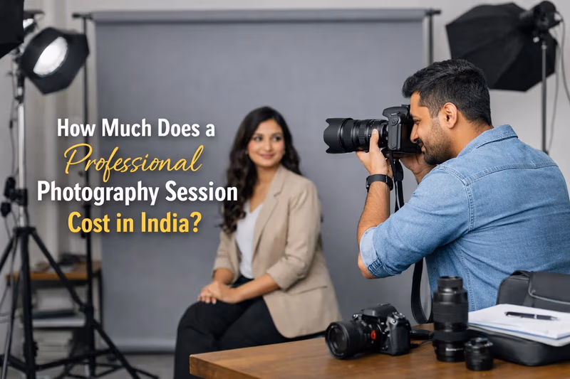 How Much Does a Professional Photography Session Cost in India?