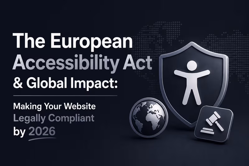 The European Accessibility Act & Global Impact: Making Your Website Legally Compliant by 2026